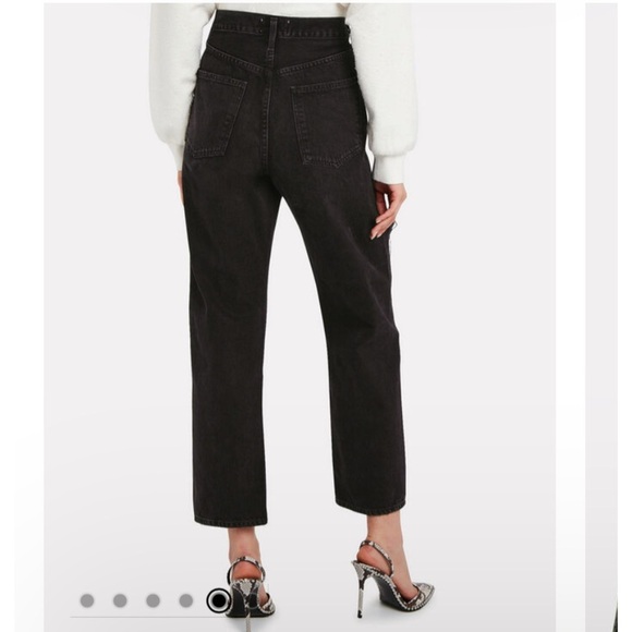 AGOLDE
90's High-Rise Loose Jeans. Black size 23  Grunge era distressed - Picture 5 of 14